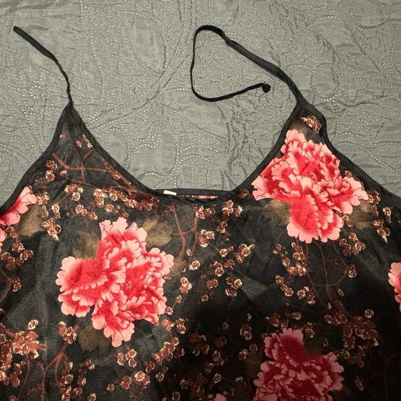 MAXI SATIN SLIP DRESS - Picture 3 of 4